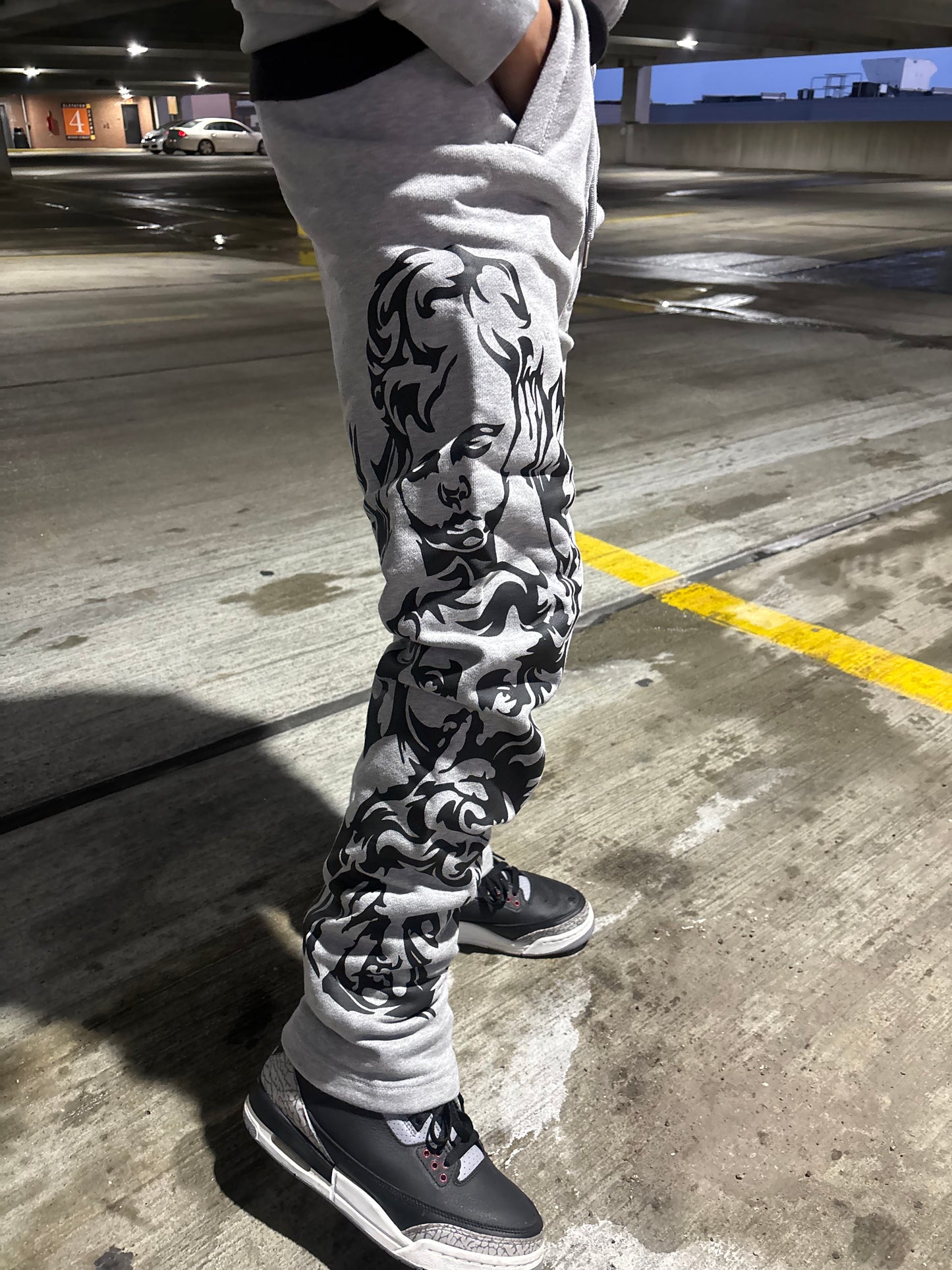 See no evil jogging suit